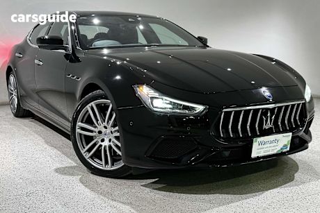 Black 2018 Maserati Ghibli Sedan Gransport