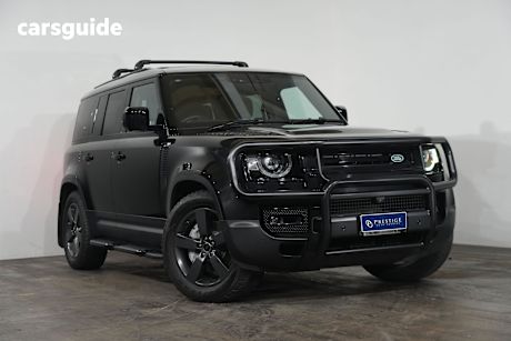 Black 2021 Land Rover Defender Wagon 110 D300 Hse (220Kw)