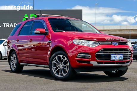 Red 2011 Ford Territory Wagon Titanium (4X4)