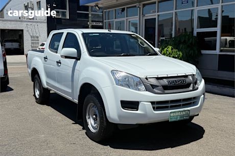 White 2016 Isuzu D-MAX Crew Cab Utility Sx Hi-Ride (4X2)