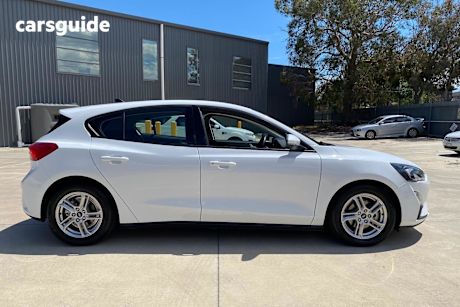 White 2019 Ford Focus Hatchback Trend