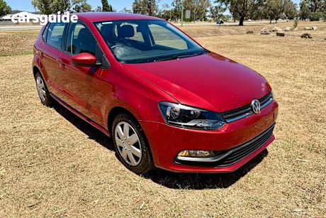 Red 2015 Volkswagen Polo Hatchback 66 Tsi Trendline