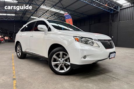 White 2010 Lexus RX350 Wagon Sports