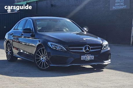 Blue 2017 Mercedes-Benz C200 Wagon