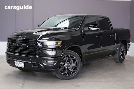 Black 2022 Ram 1500 Crew Cab Utility Limited Rambox (Hybrid)