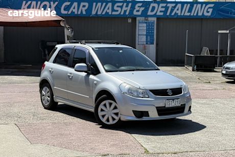 Silver 2007 Suzuki SX4 Hatchback S