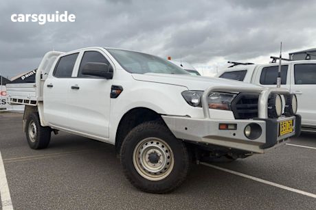 White 2021 Ford Ranger Double Cab Chassis Xl 3.2 (4X4)