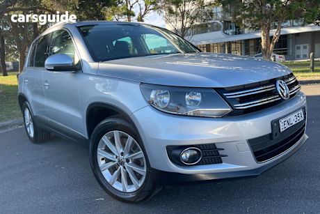 Silver 2014 Volkswagen Tiguan Wagon 130 Tdi (4X4)