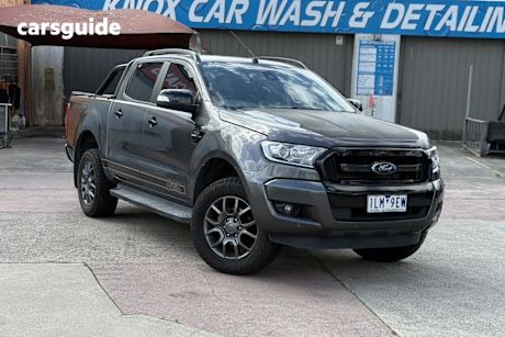 Grey 2017 Ford Ranger Dual Cab Utility Fx4 Special Edition