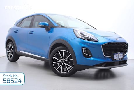 Blue 2021 Ford Puma Hatchback
