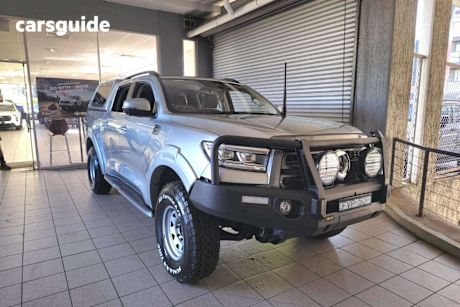 Silver 2025 GWM Cannon Dual Cab Utility Ultra (4X4)