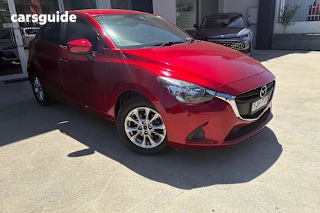 Red 2018 Mazda 2 Hatchback Maxx