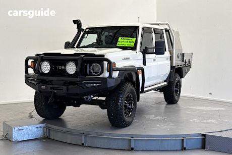 White 2024 Toyota Landcruiser Double Cab Chassis Lc79 Gxl
