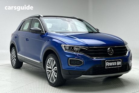 Blue 2021 Volkswagen T-ROC Wagon 110Tsi Style