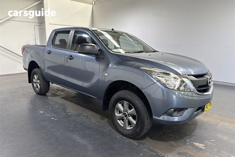 Blue 2018 Mazda BT-50 Dual Cab Utility Xt (4X4)