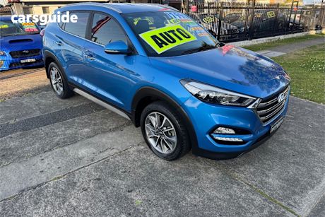 Blue 2017 Hyundai Tucson Wagon Elite (Fwd)