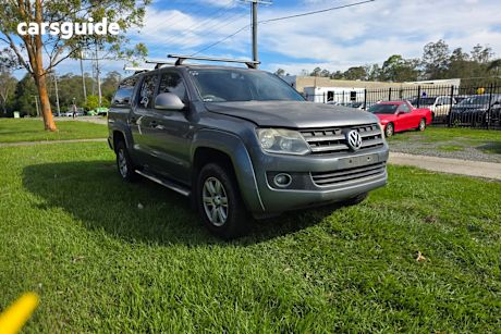 Grey 2012 Volkswagen Amarok Dual Cab Utility Tdi420 Highline (4X4)