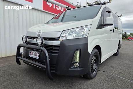 White 2019 Toyota HiAce Van Lwb Courier Pack