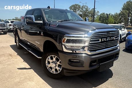 Grey 2023 Ram 2500 Crew Cab Utility Laramie (4X4) With Rambox