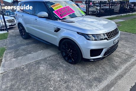 Silver 2018 Land Rover Range Rover Sport Wagon Sdv6 Hse