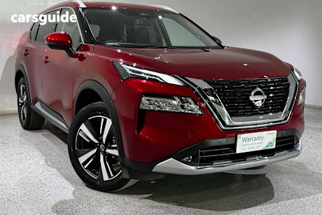 Red 2023 Nissan X-Trail Wagon Ti (4Wd)