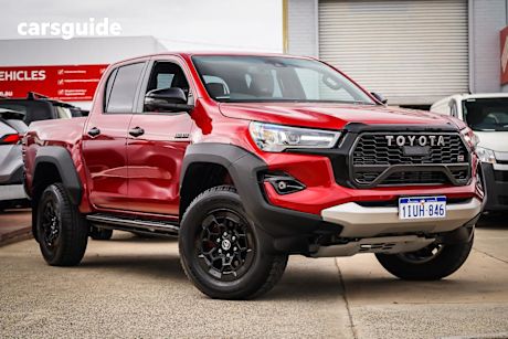 Red 2025 Toyota Hilux Double Cab Pick Up Gr-Sport (4X4)