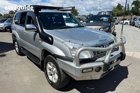 Silver 2008 Toyota Landcruiser Prado Wagon Gxl (4X4)