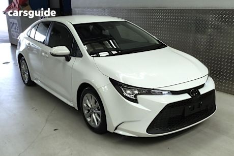 White 2022 Toyota Corolla Sedan Ascent Sport