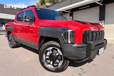 Red 2025 Kia Tasman Double Cab Pick Up X-Line (4X4) (0.9T) Bdy Fender