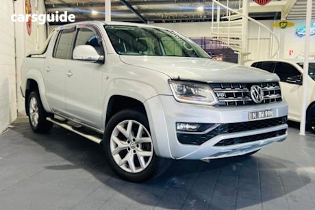 Silver 2017 Volkswagen Amarok Dual Cab Utility V6 Tdi 550 Ultimate