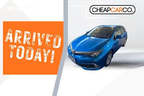 Blue 2017 Toyota Corolla Hatchback Ascent Sport