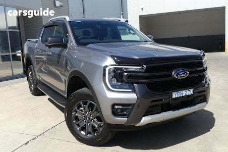 Grey 2024 Ford Ranger Double Cab Pick Up Wildtrak 3.0 (4X4)