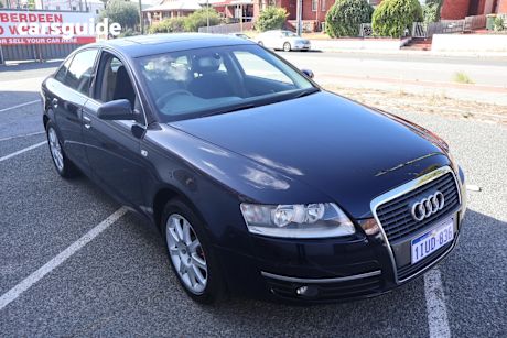 Blue 2008 Audi A6 Sedan 3.2 Fsi