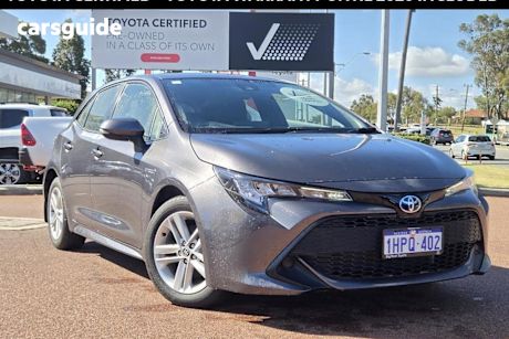 Grey 2022 Toyota Corolla Hatchback Ascent Sport Hybrid