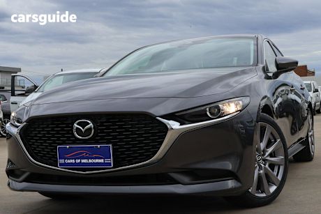 Grey 2019 Mazda 3 Sedan G25 Evolve