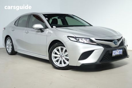 Silver 2020 Toyota Camry Sedan Ascent Sport (Hybrid)