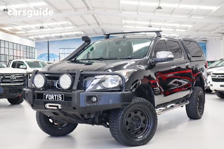 Black 2017 Mazda BT-50 Dual Cab Utility Gt (4X4)