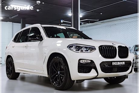 White 2019 BMW X3 Wagon Xdrive20D M-Sport