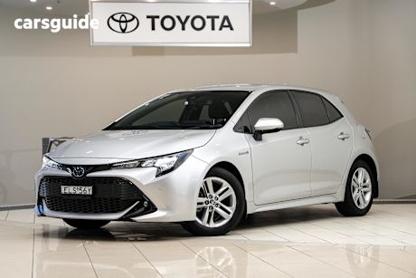 Silver 2020 Toyota Corolla Hatchback Sx Hybrid