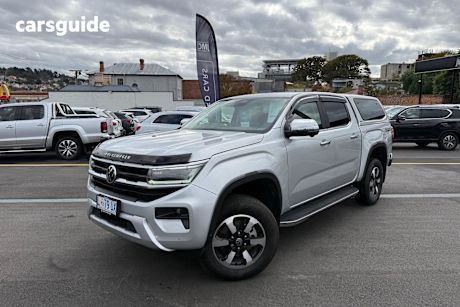 Silver 2024 Volkswagen Amarok Dual Cab Utility Style Tdi500 4Motion