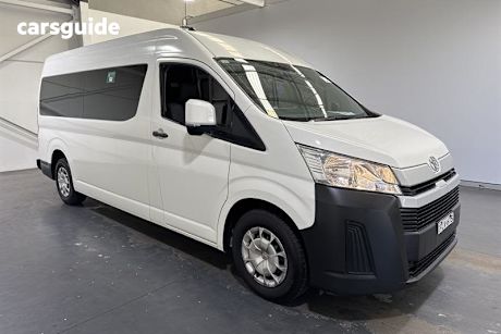 White 2020 Toyota HiAce Bus Slwb Commuter (12 Seats)