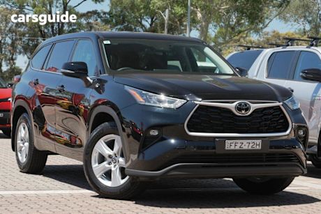 Black 2022 Toyota Kluger Wagon Gx 2Wd