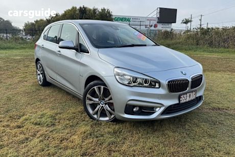 Silver 2015 BMW 220I Wagon Active Tourer Sport Line
