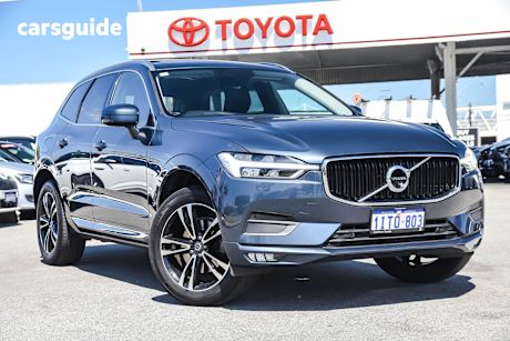 Blue 2019 Volvo XC60 Wagon T5 Momentum