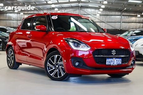 Red 2022 Suzuki Swift Hatchback Glx Turbo