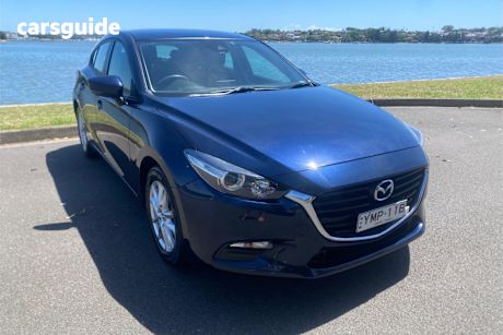 Blue 2018 Mazda 3 Hatchback Neo Sport