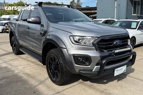 Silver 2019 Ford Ranger Double Cab Pick Up Wildtrak 2.0 (4X4)