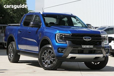 Blue 2025 Ford Ranger Double Cab Pick Up Wildtrak 2.0 (4X4)