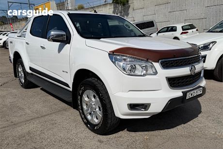 White 2014 Holden Colorado Crew Cab Pickup Ltz (4X4)