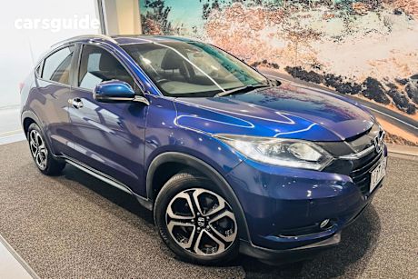 Blue 2017 Honda HR-V Wagon Vti-L